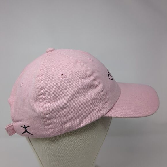 On Pointe Slideback Hat Pink OSFA Adjustable Embroidered 6 Panel Danskin - Picture 5 of 9